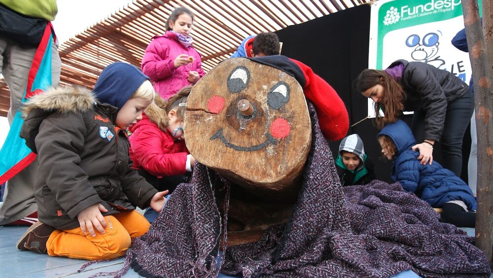 Nadal a Sant Joan Despí amb el Tió Popular